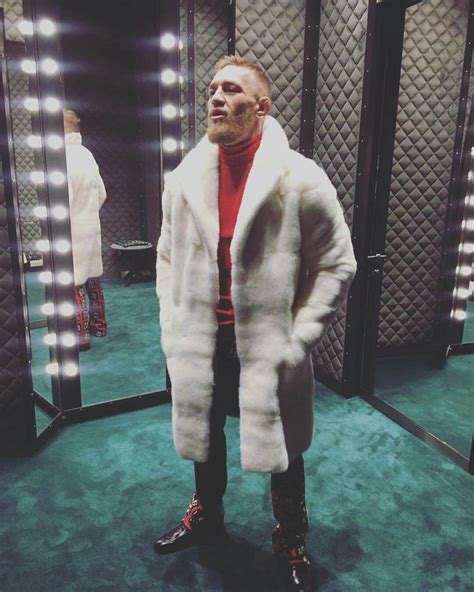 conor mcgregor white mink gucci coat|‘Gucci mink pimp’ McGregor updates us on his infamous fur coats.